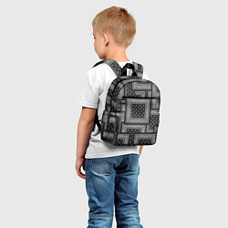 Детский рюкзак 3D Бандана v black, цвет: 3D-принт — фото 2