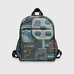 Детский рюкзак AMONG US - КАРТА, цвет: 3D-принт
