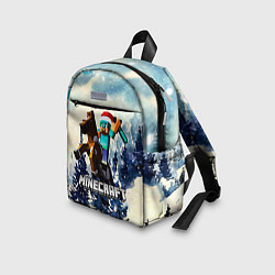 Детский рюкзак Зимний Майнкрафт, цвет: 3D-принт — фото 2