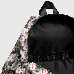 Детский рюкзак Камуфляж из цветов, цвет: 3D-принт — фото 2