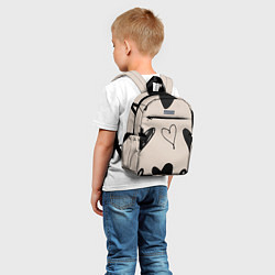 Детский рюкзак Сердечный паттерн, цвет: 3D-принт — фото 2