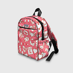 Детский рюкзак Valentines Pattern, цвет: 3D-принт — фото 2