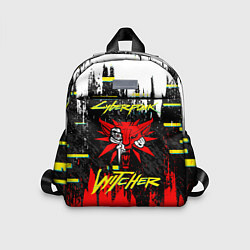 Детский рюкзак Cyberpunk 2077 Ведьмак, цвет: 3D-принт