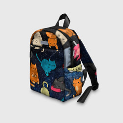 Детский рюкзак Космические котики, цвет: 3D-принт — фото 2
