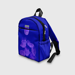 Детский рюкзак Медузы в синей глубине, цвет: 3D-принт — фото 2