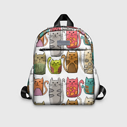 Детский рюкзак Котейки, цвет: 3D-принт