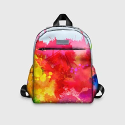 Детский рюкзак Брызги краски, цвет: 3D-принт