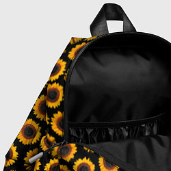 Детский рюкзак ПОДСОЛНУХИ РАСТЕНИЯ, цвет: 3D-принт — фото 2