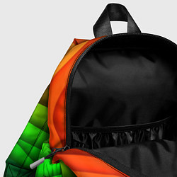 Детский рюкзак Цветные волны, цвет: 3D-принт — фото 2