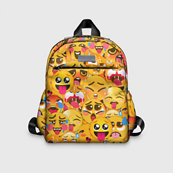 Детский рюкзак AHEGAO EMOJI, цвет: 3D-принт