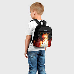 Детский рюкзак Огненый Канеки Кен, цвет: 3D-принт — фото 2