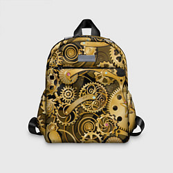 Детский рюкзак Стимпанк механизмы шестеренки, цвет: 3D-принт