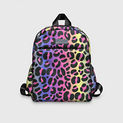 Детский рюкзак Neon Leopard Pattern, цвет: 3D-принт