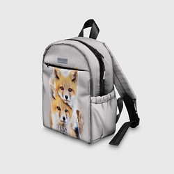 Детский рюкзак Лисята, цвет: 3D-принт — фото 2