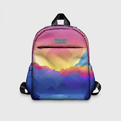 Детский рюкзак Красочные Горы, цвет: 3D-принт