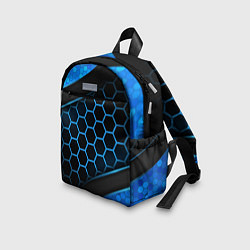Детский рюкзак 3D luxury blue 3Д СОТЫ и плиты, цвет: 3D-принт — фото 2