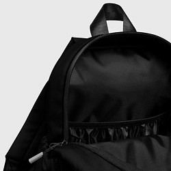 Детский рюкзак Черно белый силуэт Танджиро, цвет: 3D-принт — фото 2