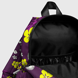 Детский рюкзак Цвета цветов дизайн, цвет: 3D-принт — фото 2