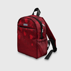 Детский рюкзак КРАСНЫЕ СЕРДЕЧКИ HEART Z, цвет: 3D-принт — фото 2