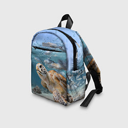Детский рюкзак Морская черепаха, цвет: 3D-принт — фото 2