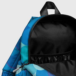 Детский рюкзак Синяя чешуя рыбы, цвет: 3D-принт — фото 2