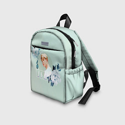 Детский рюкзак Чимин в цветах, цвет: 3D-принт — фото 2