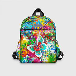 Детский рюкзак ЯРКИЕ КРАСКИ, цвет: 3D-принт