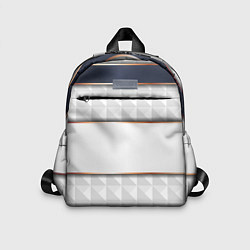 Детский рюкзак White 3d lines, цвет: 3D-принт