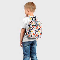 Детский рюкзак Абстрактные цветные пятна, цвет: 3D-принт — фото 2