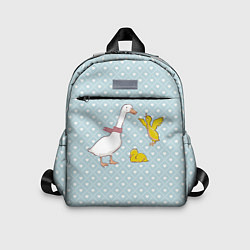 Детский рюкзак Утка и утята, цвет: 3D-принт