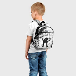 Детский рюкзак ЪУЪ СЪУКА брызги красок, цвет: 3D-принт — фото 2