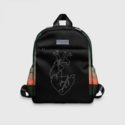 Детский рюкзак Сердце, цвет: 3D-принт