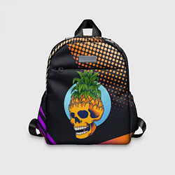 Детский рюкзак Череп - ананас, цвет: 3D-принт