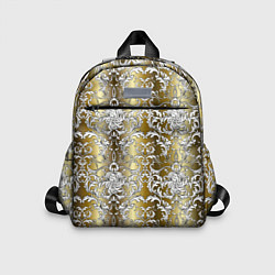 Детский рюкзак Versace gold & white, цвет: 3D-принт