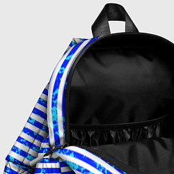 Детский рюкзак Тельняшка со значком ВДВ, цвет: 3D-принт — фото 2