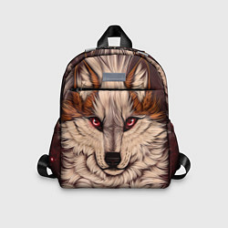 Детский рюкзак Красивая Волчица, цвет: 3D-принт
