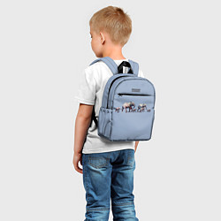 Детский рюкзак Слоны, цвет: 3D-принт — фото 2