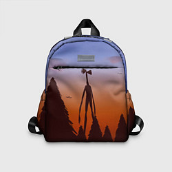 Детский рюкзак Сиреноголовый Siren Head Лес, цвет: 3D-принт