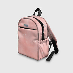 Детский рюкзак Белые точки На розовом Фоне, цвет: 3D-принт — фото 2