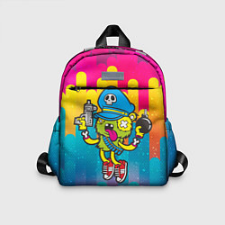 Детский рюкзак Crazy Bomberman, цвет: 3D-принт