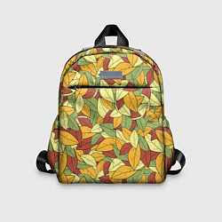 Детский рюкзак Яркие осенние листья, цвет: 3D-принт