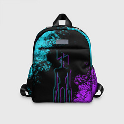 Детский рюкзак НЕОНОВЫЙ СИРЕНОГОЛОВЫЙ, цвет: 3D-принт