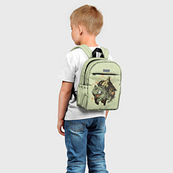 Детский рюкзак Horror Bulbasaur, цвет: 3D-принт — фото 2