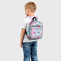 Детский рюкзак Акварельные фиалки, цвет: 3D-принт — фото 2