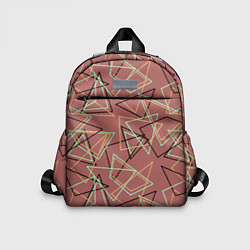 Детский рюкзак Террактовый геометрический, цвет: 3D-принт