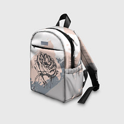 Детский рюкзак Абстракция с розой, цвет: 3D-принт — фото 2