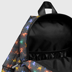 Детский рюкзак Аксолотль паттерн, цвет: 3D-принт — фото 2
