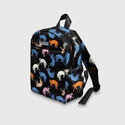 Детский рюкзак Британские кошки паттерн, цвет: 3D-принт — фото 2