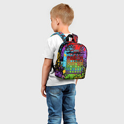 Детский рюкзак POP IT БРЫЗГИ КРАСОК ПОП ИТ, цвет: 3D-принт — фото 2