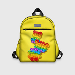 Детский рюкзак АНТИСТРЕСС ПОП ИТ POP IT, цвет: 3D-принт